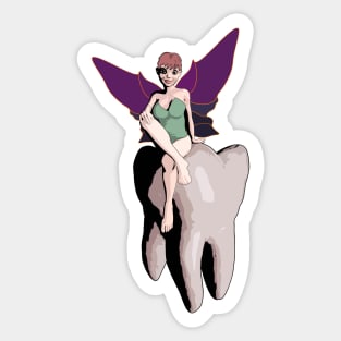 Tooth Fairy Pin Up Sticker